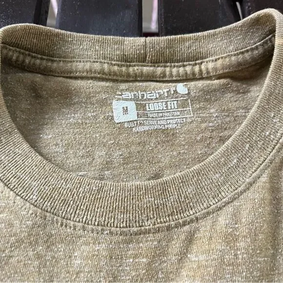 Carhartt K87 Awesome Worked in Tee With Beautiful Bleach Staining (M) - Picture 3 of 4